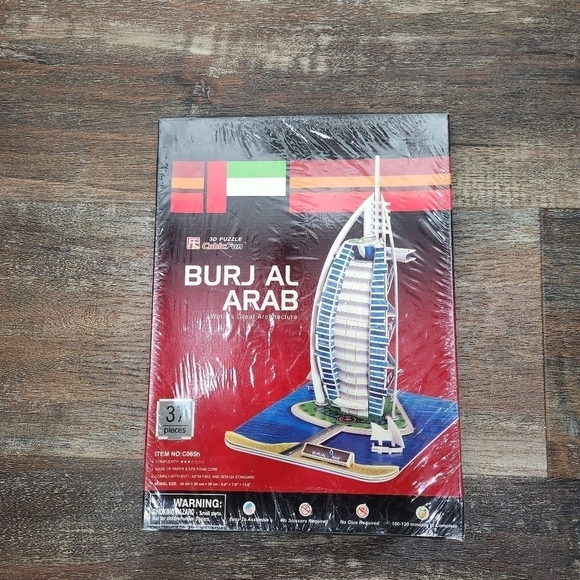 Burj al arab the world’s greatest architecture cubic fun 3D puzzle 37pc - Picture 2 of 7